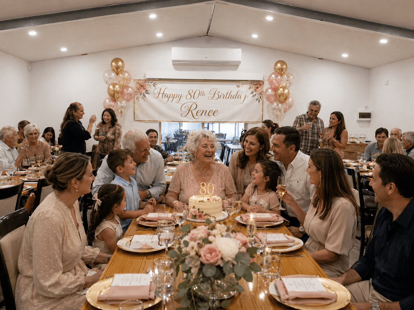 Birthday celebration in the events rooms at Berrima Retreat