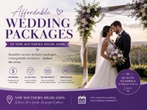 Affordable Wedding Packages in NSW Southern Highlands