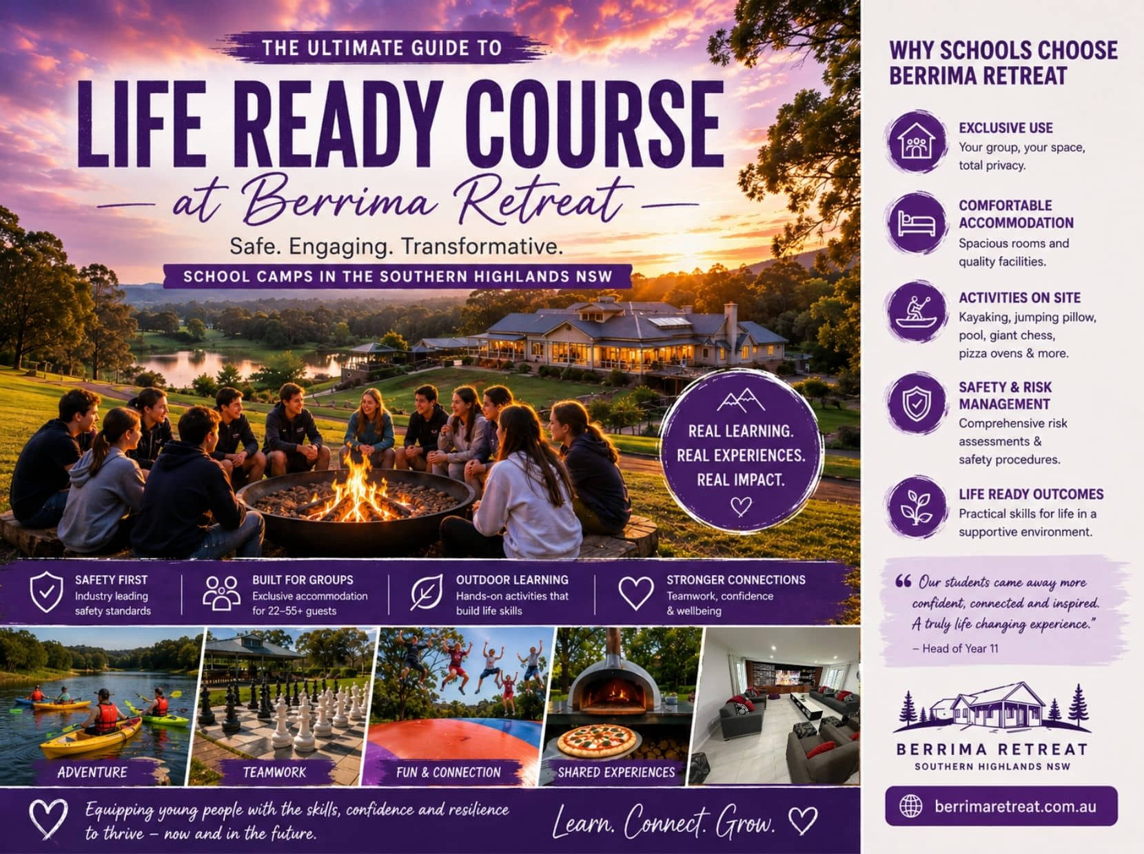 The Ultimate Life Ready Course at Berrima Retreat Guide NSW