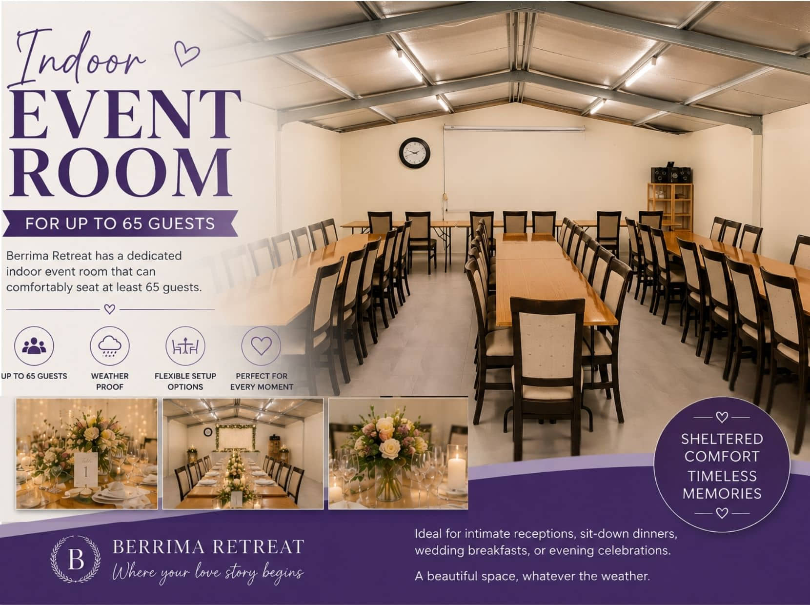 Berrima Retreat_Event room
