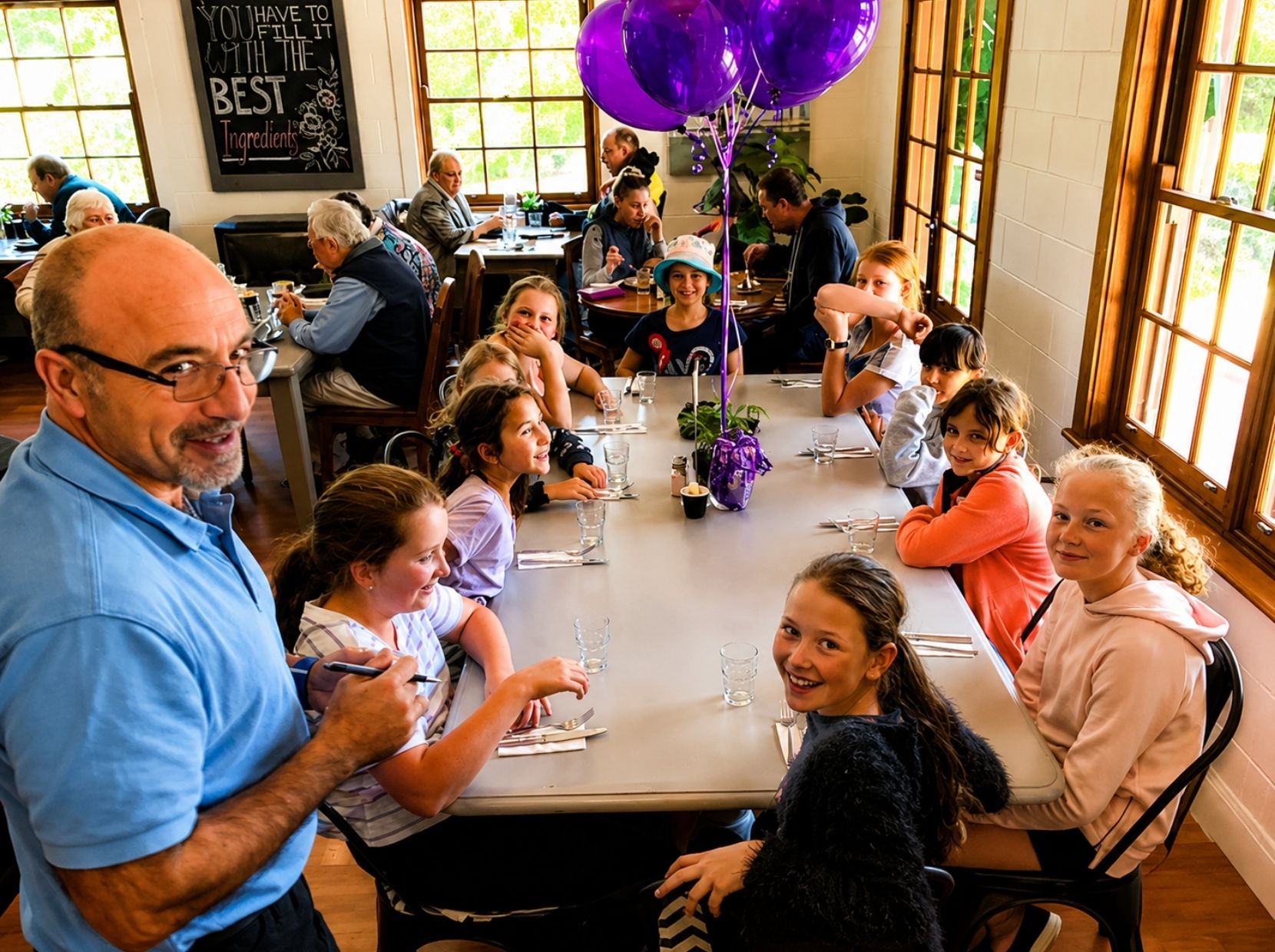 Family and Large groups celebrating in Berrima Retreat