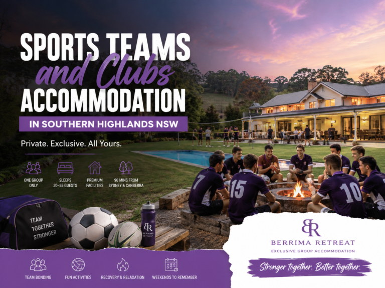 Sports Teams and Clubs Accommodation in Southern Highlands NSW