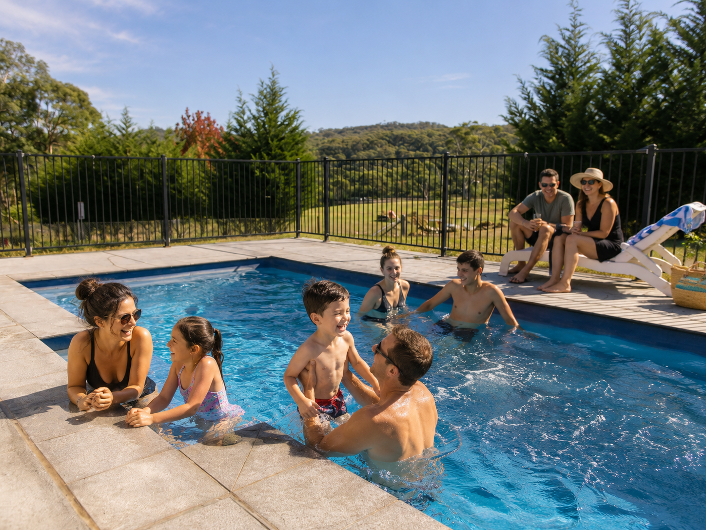 Family fun at Berrima Retreat Pool