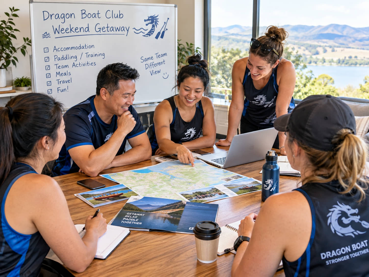 Dragon Boat Club Planning for a weekend getaway