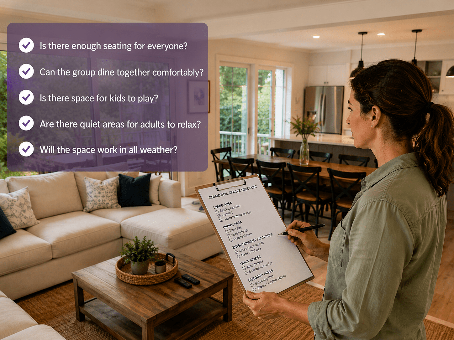 Evaluate the Communal Spaces