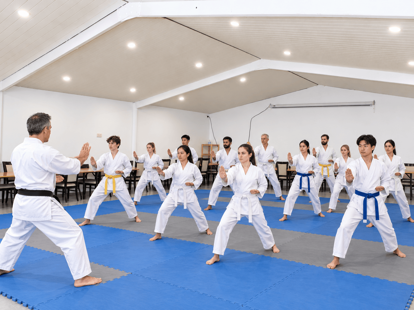 Martial arts training retreat in the Berrima Retreat events room