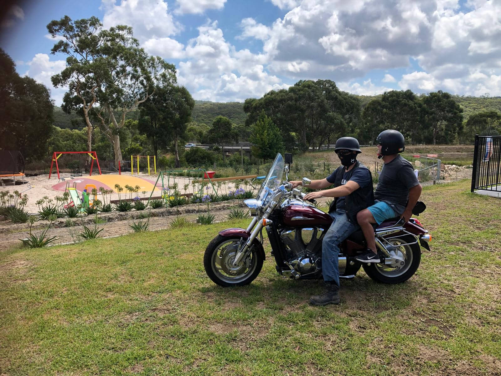 Motorcycle club at Berrima Retreat