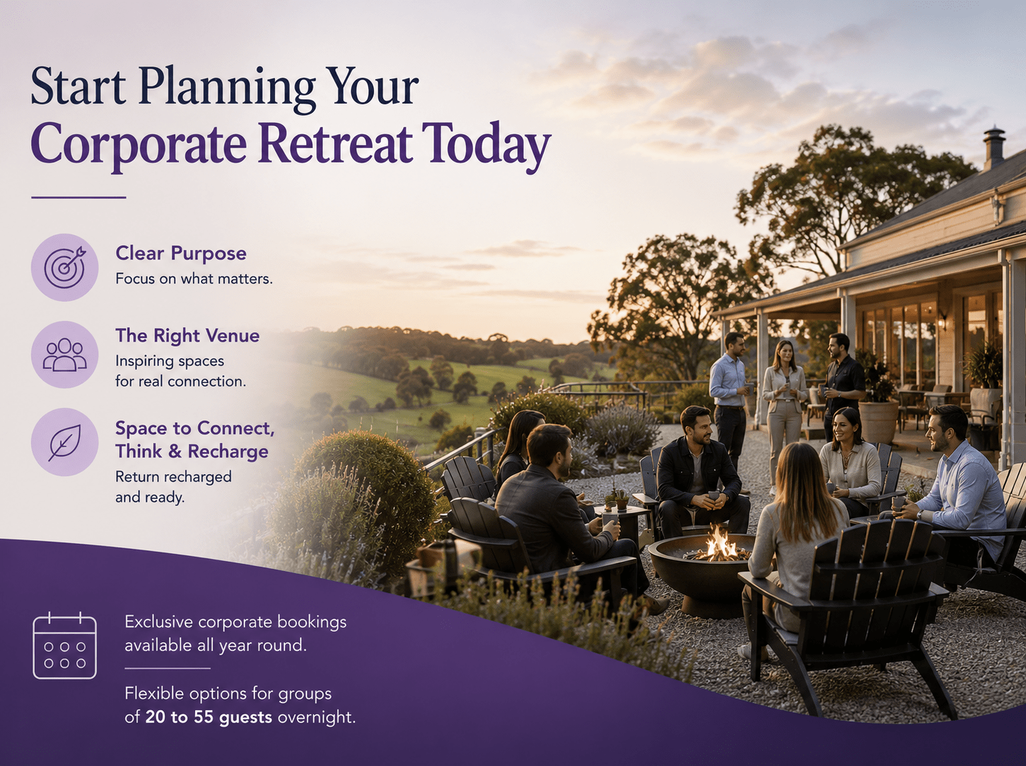 Start your Corporate Retreat Planning Today