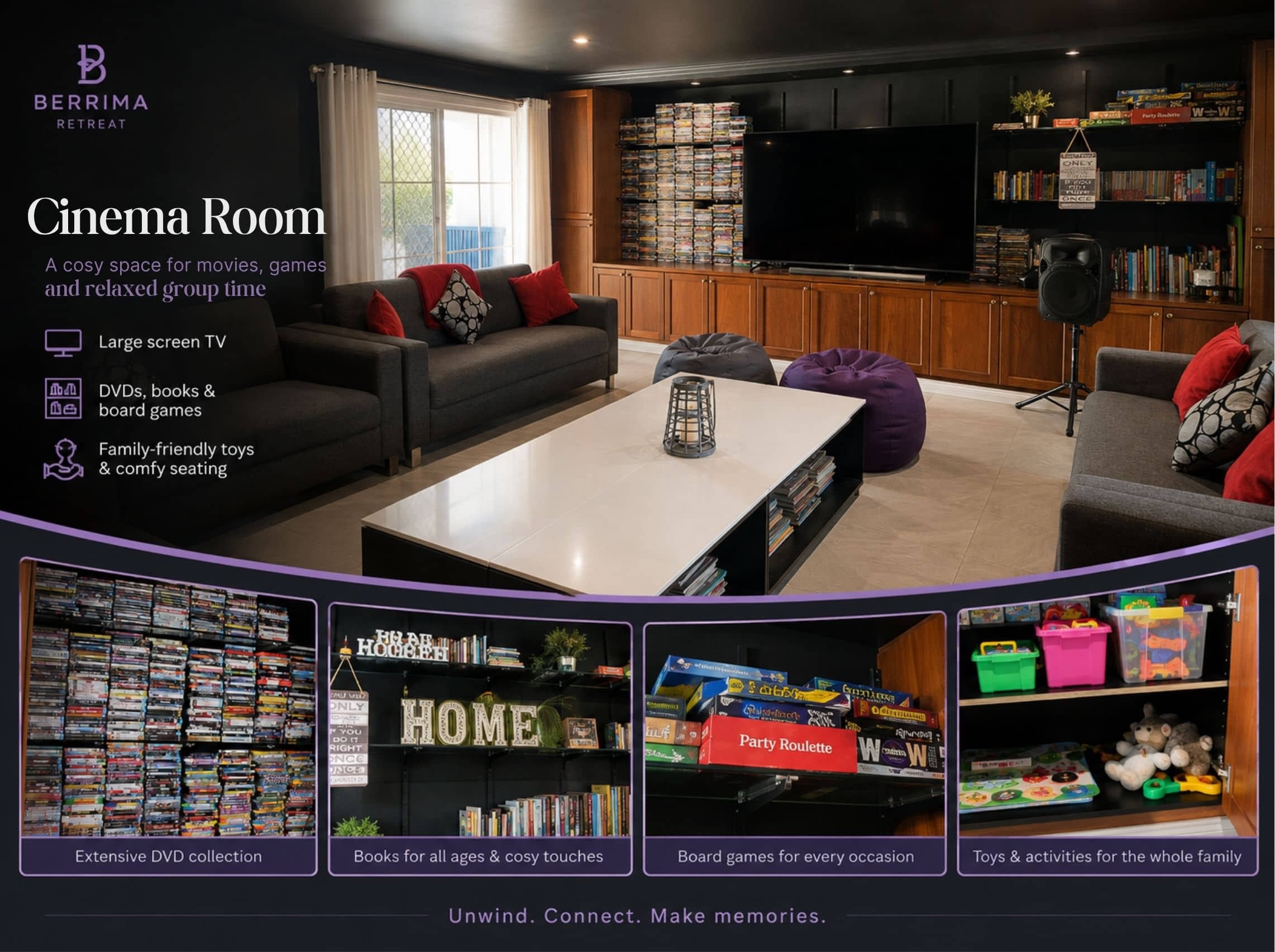 cinema room_berrima retreat