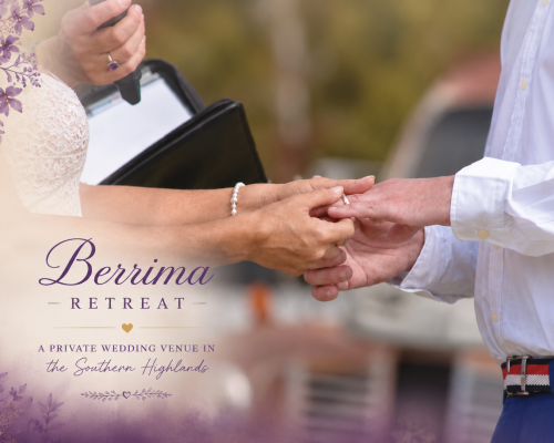 A perfect private wedding venue in the Southern Highlands